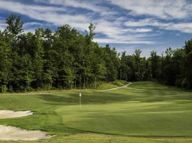 View of golf course fairway